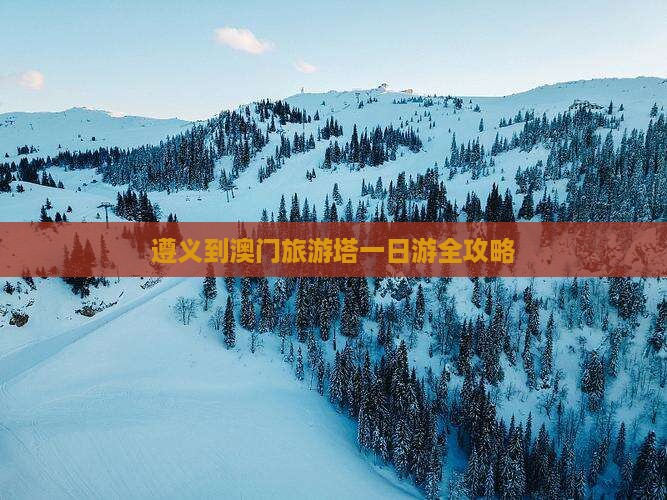 遵义到澳门旅游塔一日游全攻略
