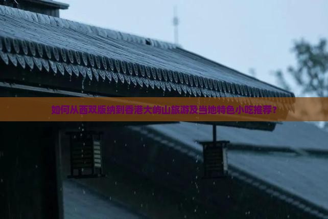 如何从西双版纳到香港大屿山旅游及当地特色小吃推荐？