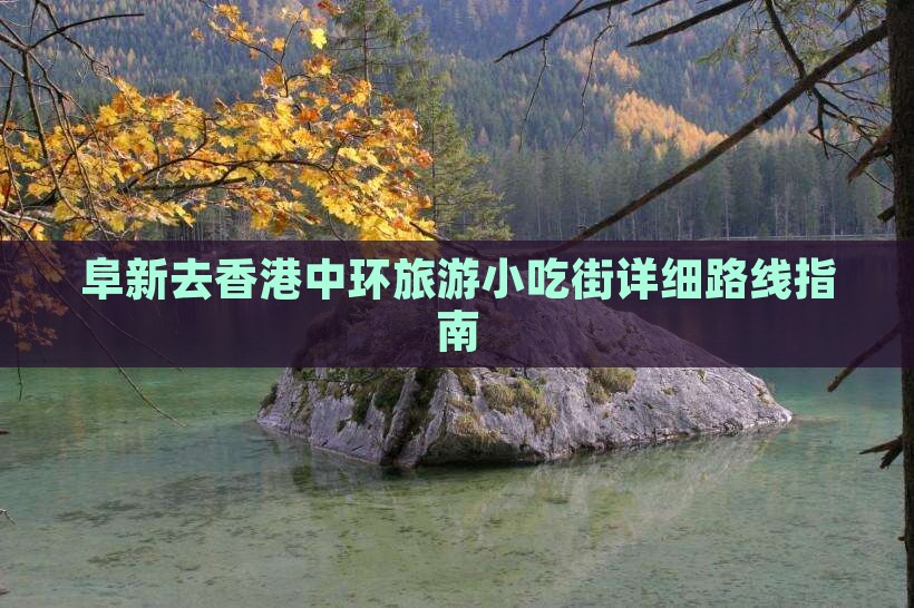 阜新去香港中环旅游小吃街详细路线指南 阜新去香港中环旅游小吃街详细路线指南