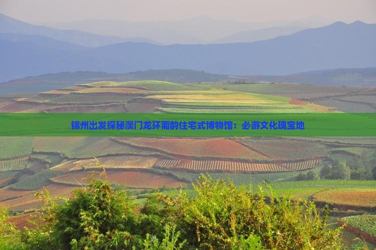 锦州出发探秘澳门龙环葡韵住宅式博物馆：必游文化瑰宝地