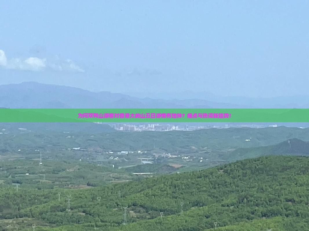 为何双鸭山游客对香港大屿山五日游情有独钟？痛点与热词新趋势！