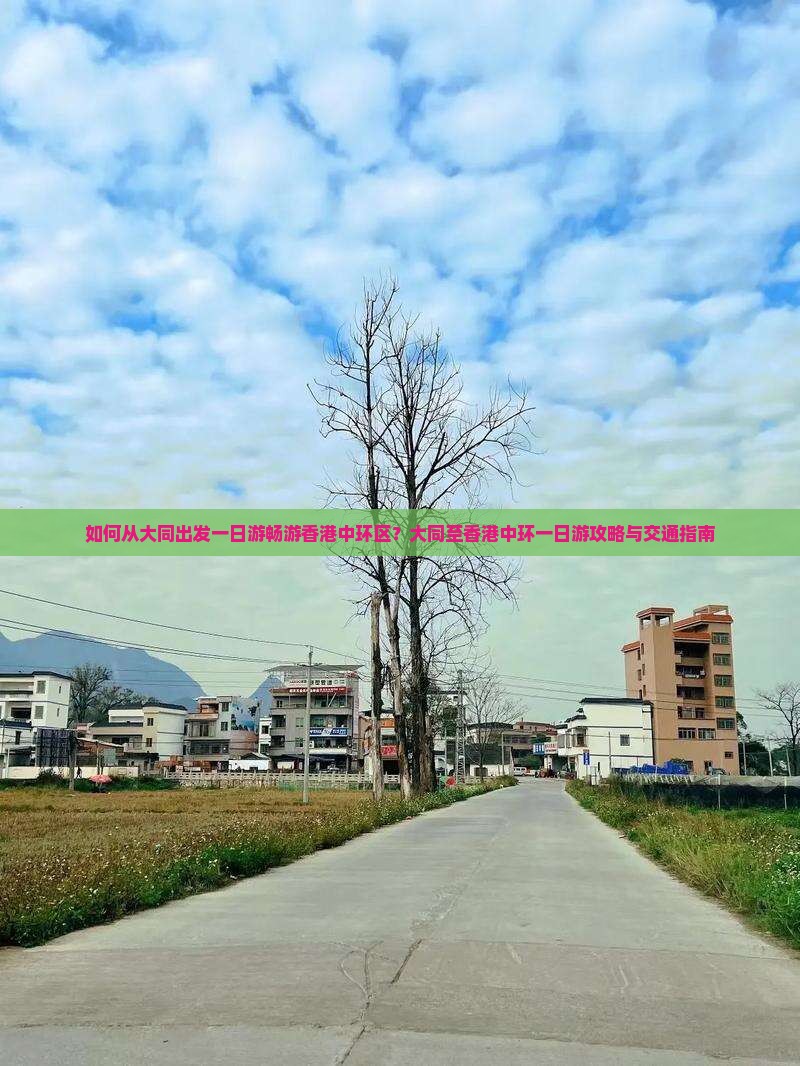 如何从大同出发一日游畅游香港中环区？大同至香港中环一日游攻略与交通指南