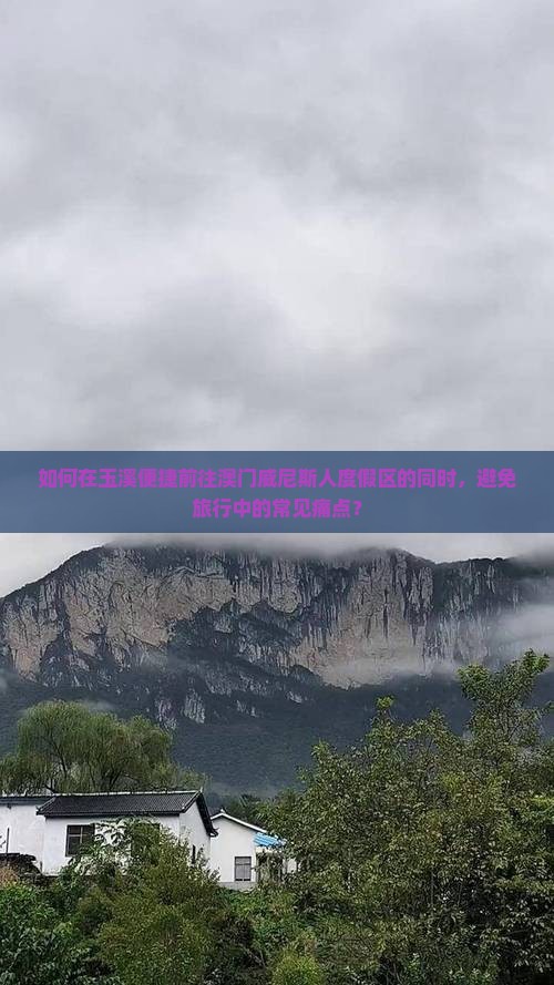 如何在玉溪便捷前往澳门威尼斯人度假区的同时，避免旅行中的常见痛点？