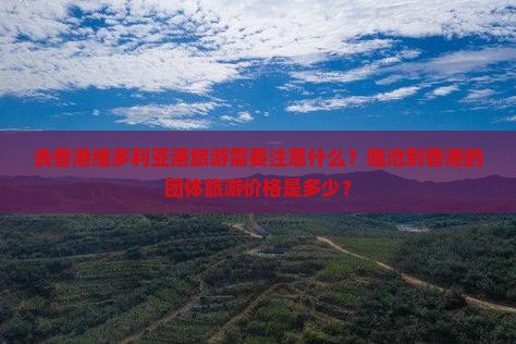 去香港维多利亚港旅游需要注意什么？临沧到香港的团体旅游价格是多少？