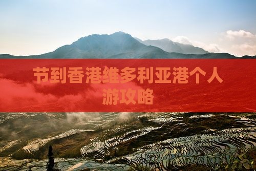 节到香港维多利亚港个人游攻略