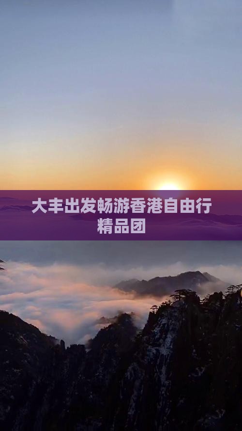 大丰出发畅游香港自由行精品团