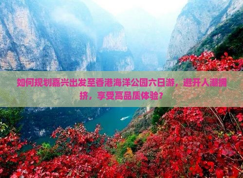 如何规划嘉兴出发至香港海洋公园六日游，避开人潮拥挤，享受高品质体验？