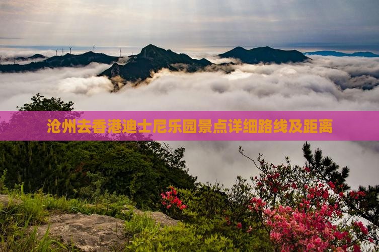 沧州去香港迪士尼乐园景点详细路线及距离