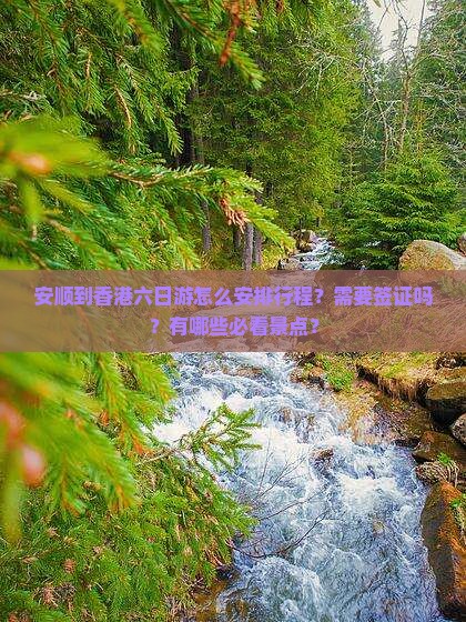 安顺到香港六日游怎么安排行程？需要签证吗？有哪些必看景点？