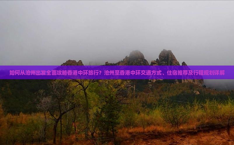 如何从沧州出发全面攻略香港中环旅行？沧州至香港中环交通方式、住宿推荐及行程规划详解