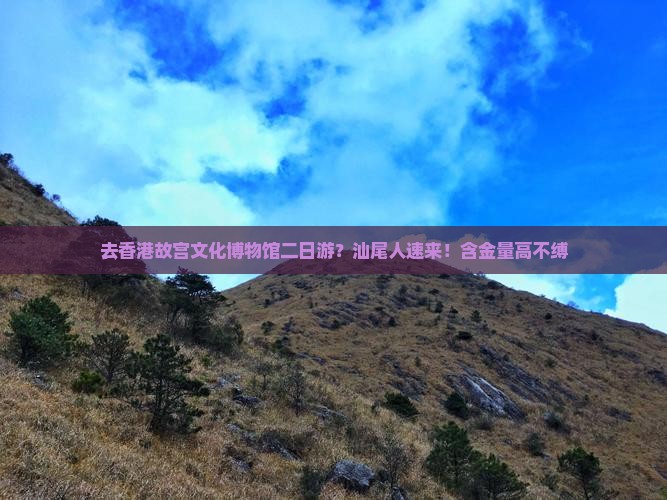 去香港故宫文化博物馆二日游？汕尾人速来！含金量高不缚