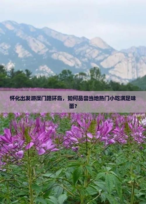 怀化出发游澳门路环岛，如何品尝当地热门小吃满足味蕾？