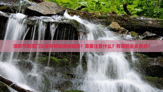 清明节到澳门议事亭前地团体旅游？需要注意什么？有哪些必去景点？