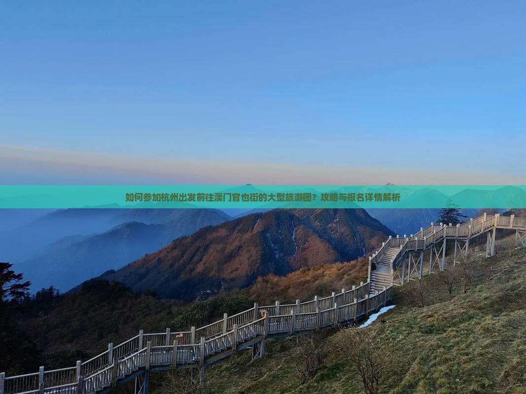 如何参加杭州出发前往澳门官也街的大型旅游团？攻略与报名详情解析