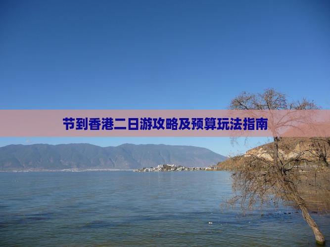 节到香港二日游攻略及预算玩法指南