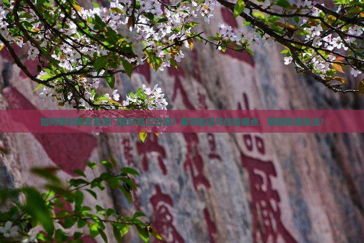 如何规划莱芜至澳门路环岛三日游？解决签证与住宿痛点，解锁新潮玩法！