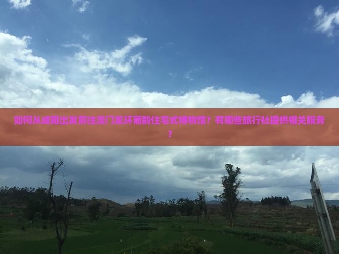 如何从咸阳出发前往澳门龙环葡韵住宅式博物馆？有哪些旅行社提供相关服务？