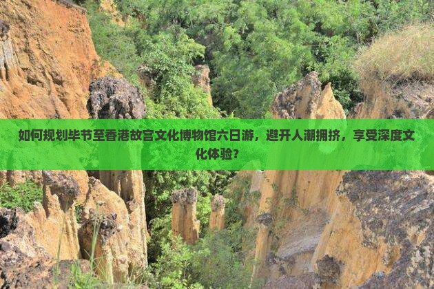 如何规划毕节至香港故宫文化博物馆六日游，避开人潮拥挤，享受深度文化体验？