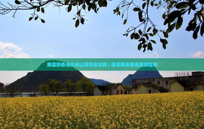 南昌到香港大屿山旅游全攻略 | 港澳两地香港旅游指南