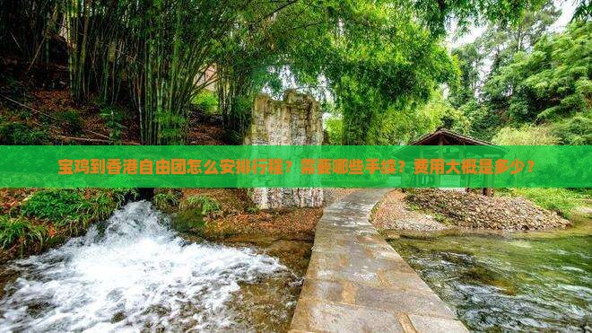 宝鸡到香港自由团怎么安排行程？需要哪些手续？费用大概是多少？