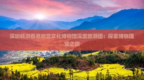 深圳畅游香港故宫文化博物馆深度旅游团：探索博物瑰宝之旅