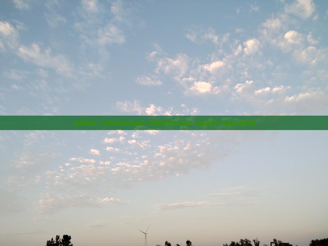 汕尾到澳门议事亭前地自由行？路途遥远太折腾？来解锁澳门自由行新姿势