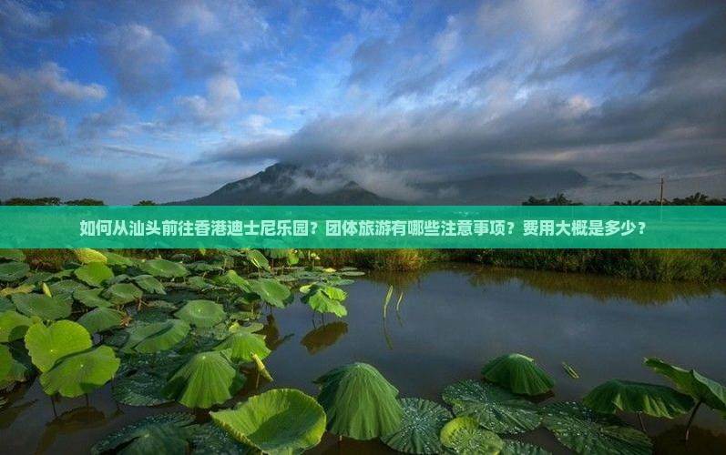 如何从汕头前往香港迪士尼乐园？团体旅游有哪些注意事项？费用大概是多少？