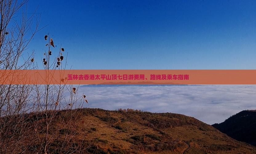 玉林去香港太平山顶七日游费用、路线及乘车指南
