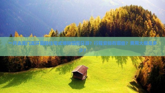 一月去澳门龙环葡韵住宅式博物馆四日游？行程安排有哪些？费用大概是多少？