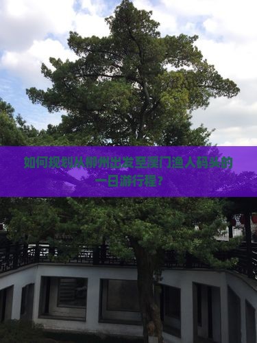 如何规划从柳州出发至澳门渔人码头的一日游行程？