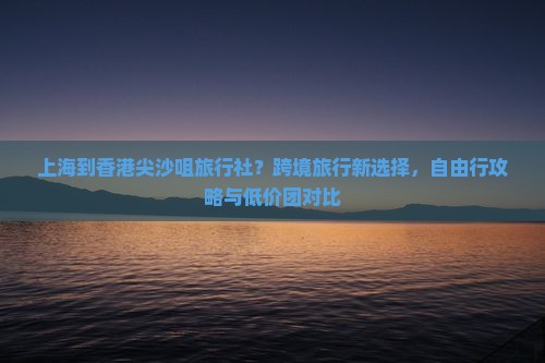 上海到香港尖沙咀旅行社？跨境旅行新选择，自由行攻略与低价团对比