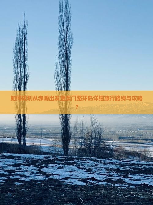 如何规划从赤峰出发至澳门路环岛详细旅行路线与攻略？