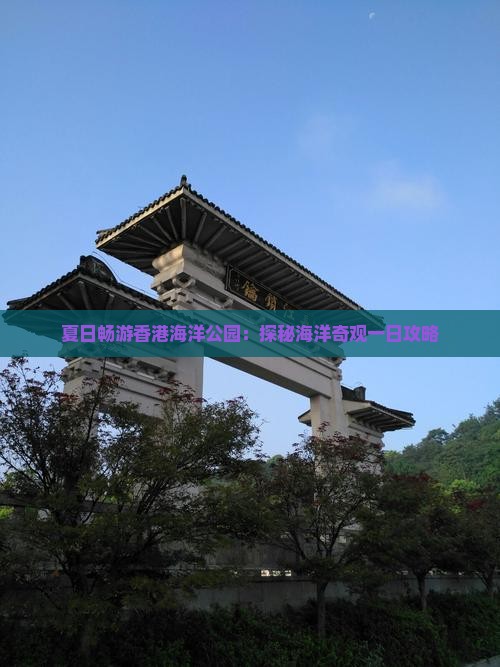 夏日畅游香港海洋公园：探秘海洋奇观一日攻略