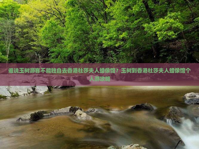 谁说玉树游客不能独自去香港杜莎夫人蜡像馆？玉树到香港杜莎夫人蜡像馆个人游攻略