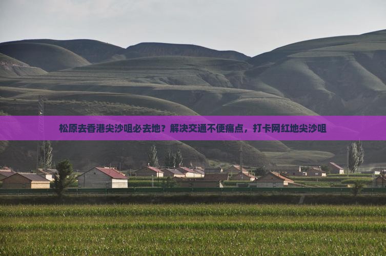 松原去香港尖沙咀必去地？解决交通不便痛点，打卡网红地尖沙咀