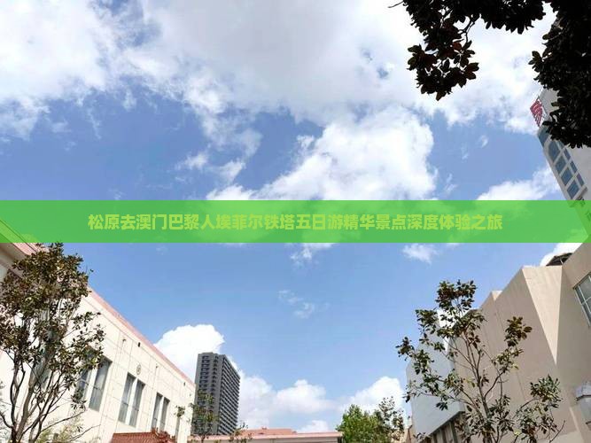 松原去澳门巴黎人埃菲尔铁塔五日游精华景点深度体验之旅