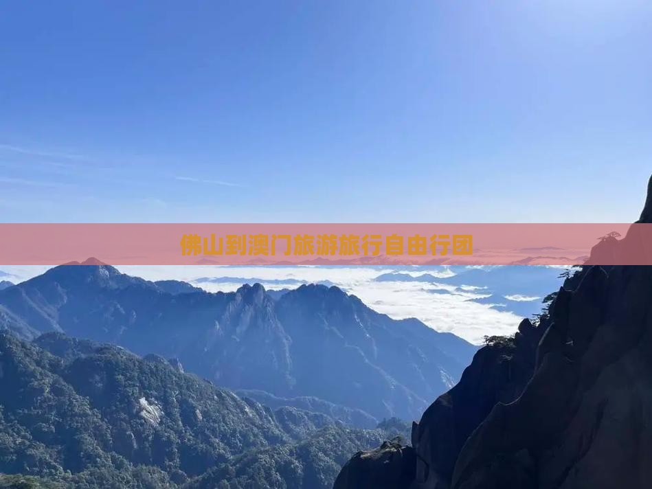 佛山到澳门旅游旅行自由行团