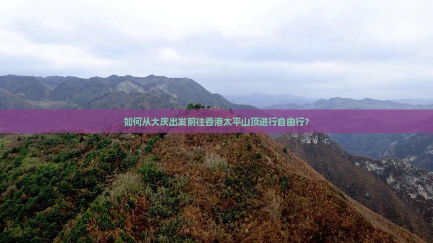 如何从大庆出发前往香港太平山顶进行自由行？