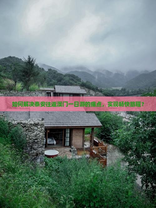 如何解决泰安往返澳门一日游的痛点，实现畅快旅程？