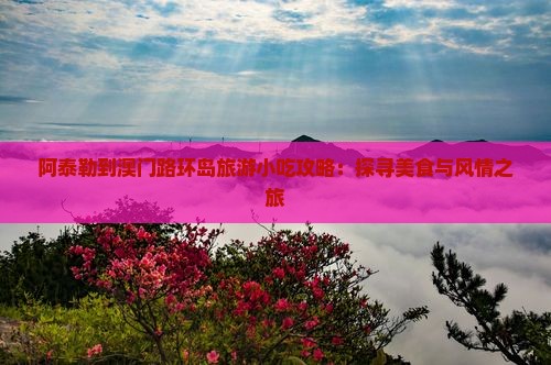 阿泰勒到澳门路环岛旅游小吃攻略：探寻美食与风情之旅