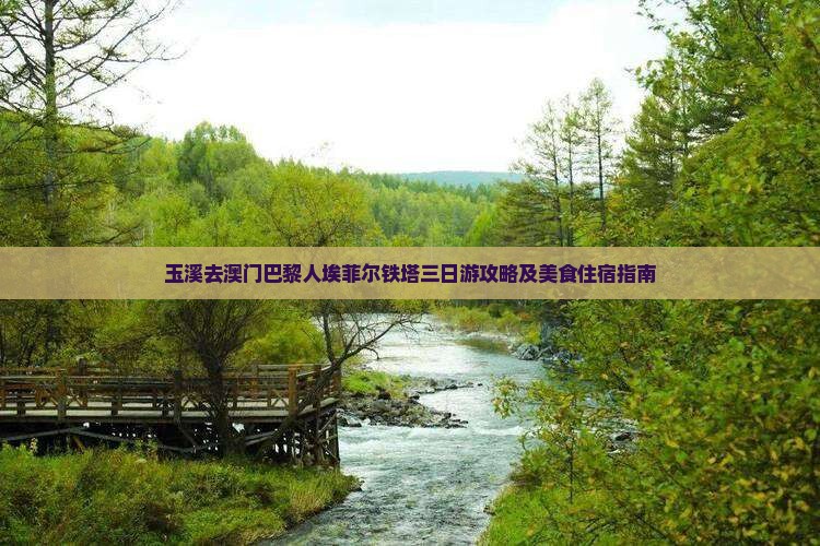 玉溪去澳门巴黎人埃菲尔铁塔三日游攻略及美食住宿指南