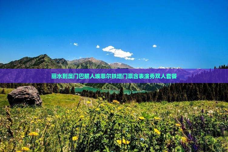 丽水到澳门巴黎人埃菲尔铁塔门票含表演秀双人套餐