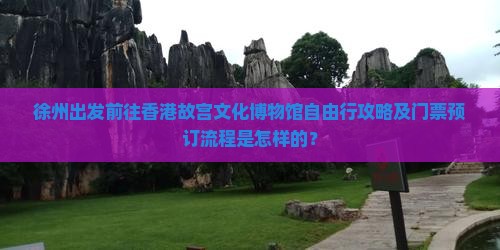 徐州出发前往香港故宫文化博物馆自由行攻略及门票预订流程是怎样的？