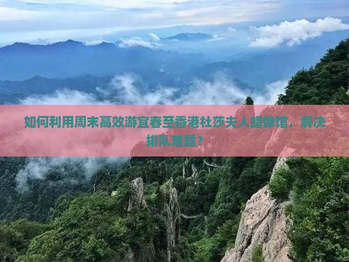 如何利用周末高效游宜春至香港杜莎夫人蜡像馆，解决排队难题？