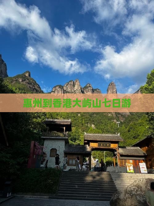 惠州到香港大屿山七日游