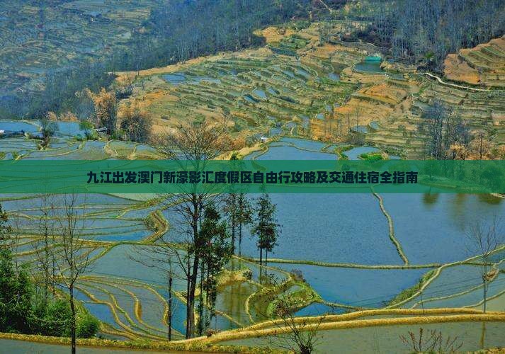 九江出发澳门新濠影汇度假区自由行攻略及交通住宿全指南