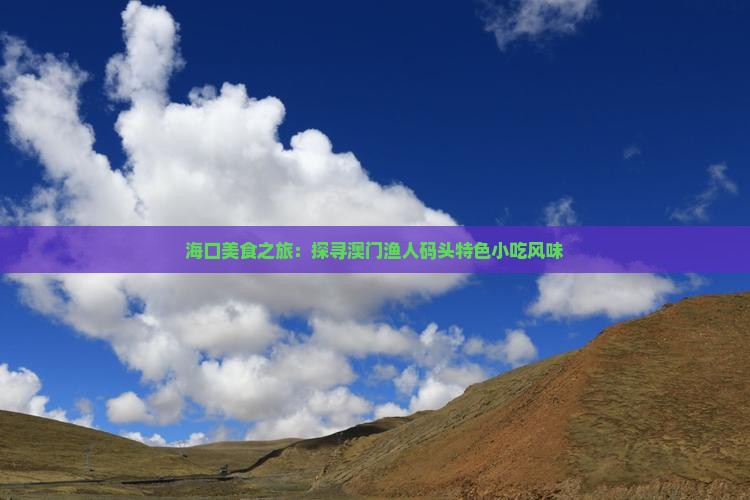 海口美食之旅：探寻澳门渔人码头特色小吃风味