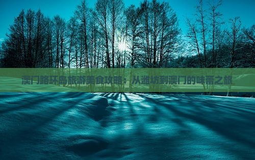 澳门路环岛旅游美食攻略：从潍坊到澳门的味蕾之旅
