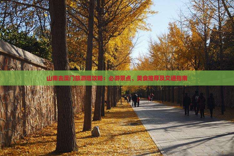 山南去澳门旅游塔攻略：必游景点、美食推荐及交通指南