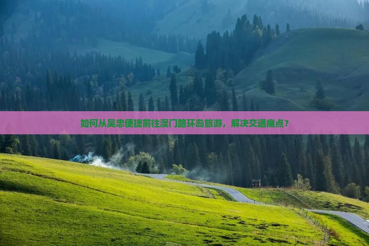 如何从吴忠便捷前往澳门路环岛旅游，解决交通痛点？